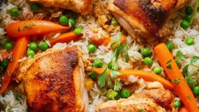 Slow Cooker Chicken and Rice