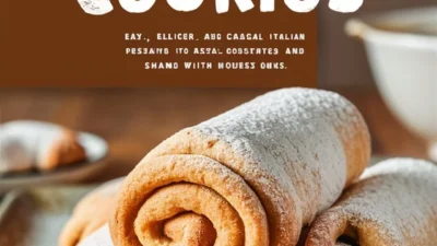 Italian Nut Roll Cookies